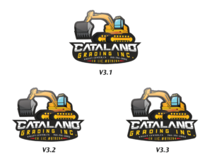 Logo Design by FulvioLazzariDesign for Catalano Grading Inc | Design #17529920