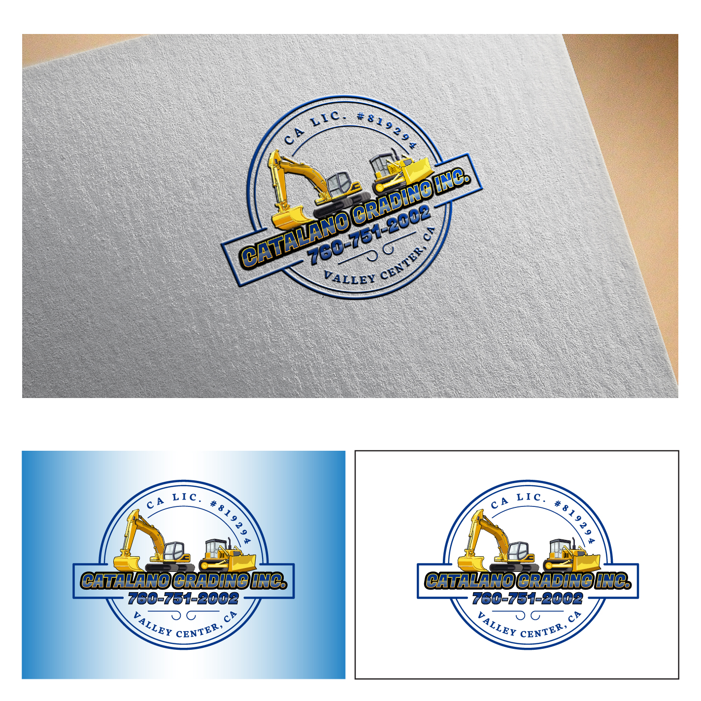 Logo-Design von liku_ruank 2 für Catalano Grading Inc | Design #17437772