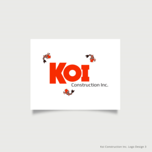 Logo Design by Sketchweb for koi construction inc | Design #16291862