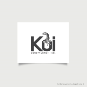 Logo Design by Sketchweb for koi construction inc | Design: #16291863