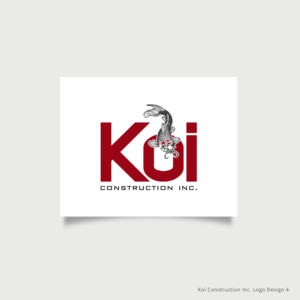 Logo Design by Sketchweb for koi construction inc | Design: #16292220