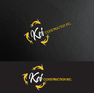 Logo Design by Impressive Solutions for koi construction inc | Design: #16220770