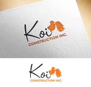 Logo Design by Impressive Solutions for koi construction inc | Design: #16220771