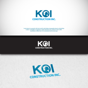 Logo Design by Kingdom Vision for koi construction inc | Design #16243971
