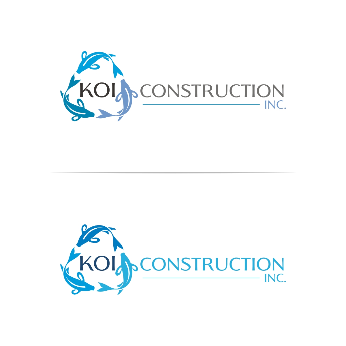 Diseño de Logo por e-graphics para koi construction inc | Diseño #16242387