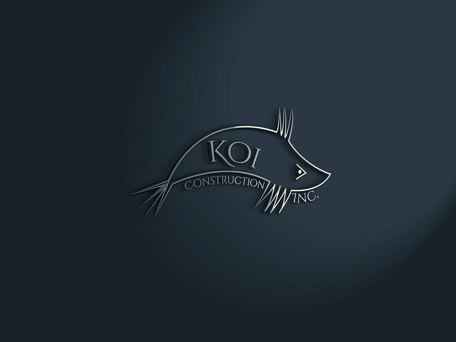 Logo Design by imshohaghossain85 for koi construction inc | Design #16230287