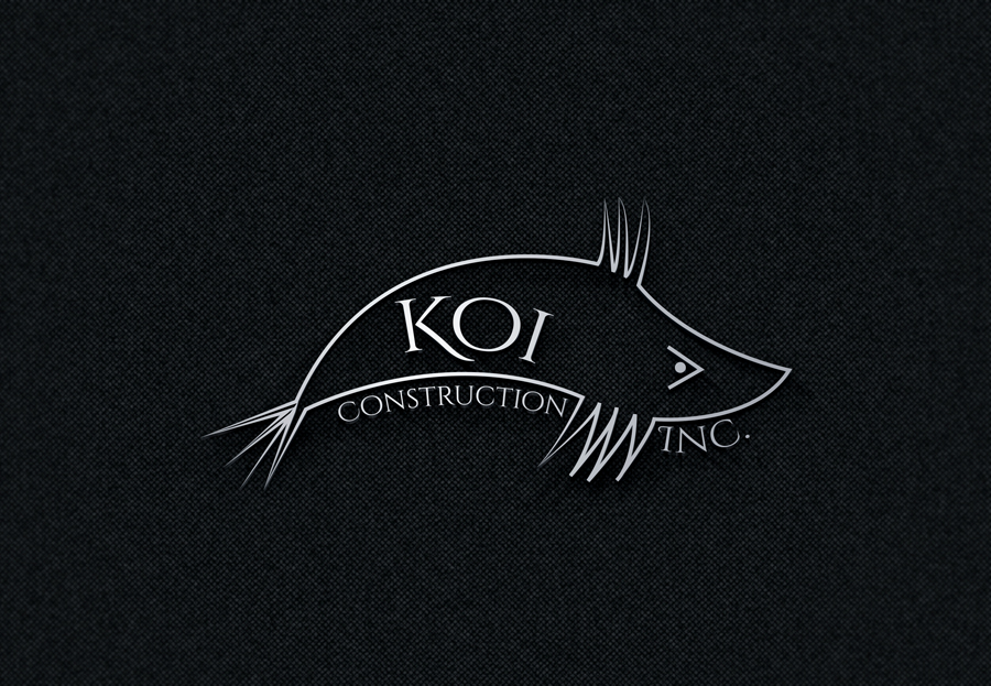 Logo Design by imshohaghossain85 for koi construction inc | Design #16230289