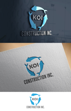 Logo Design by supercreative for koi construction inc | Design: #16239316
