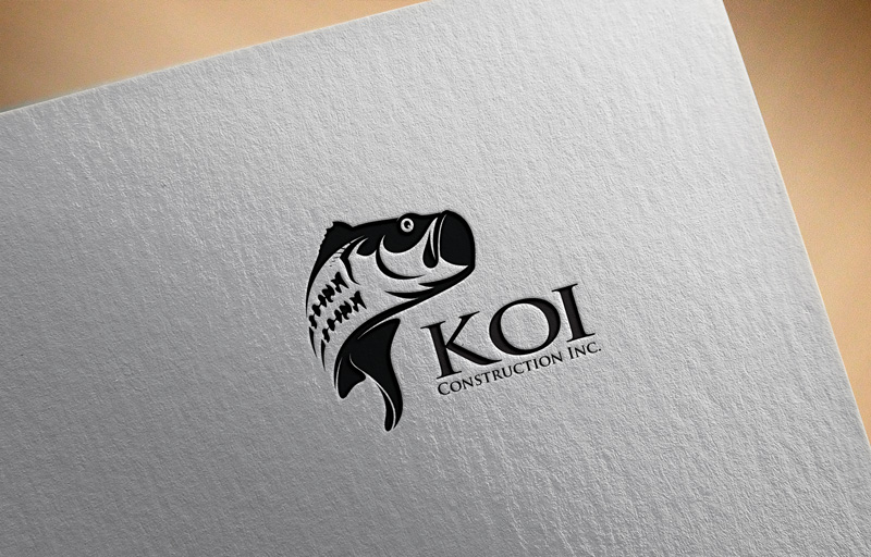 Logo Design by mojibur1993 for koi construction inc | Design #16231492