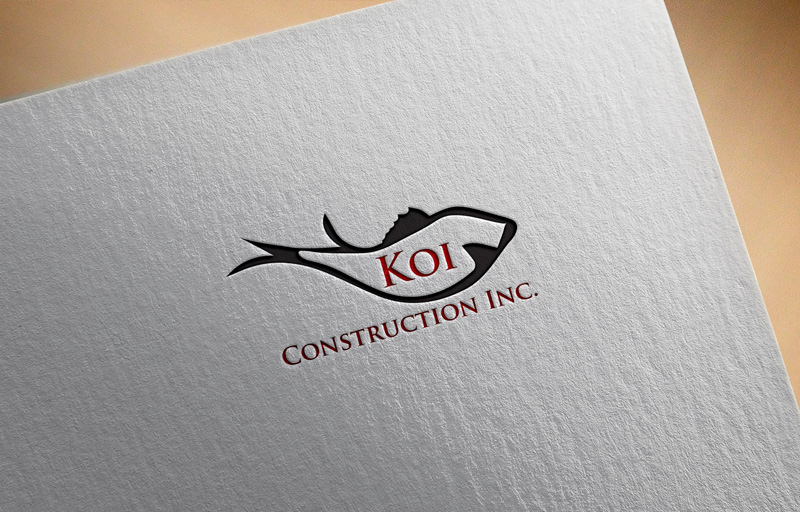 Logo Design by mojibur1993 for koi construction inc | Design #16231494