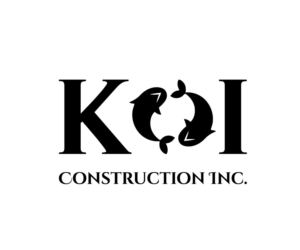 Logo Design by IconicEcho for koi construction inc | Design: #16227998