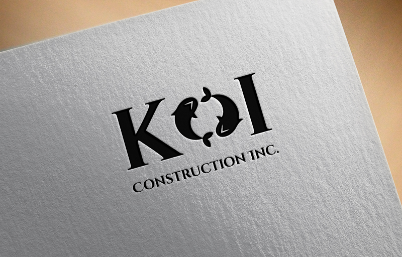 Diseño de Logo por IconicEcho para koi construction inc | Diseño #16227999