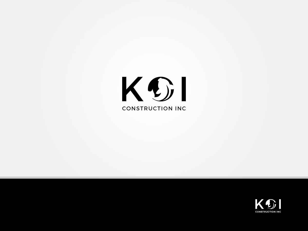 Diseño de Logo por e-mind para koi construction inc | Diseño #16369687
