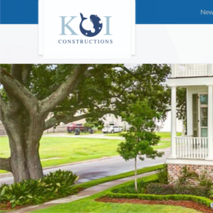 Logo Design by NEWVIEW for koi construction inc | Design: #16377840
