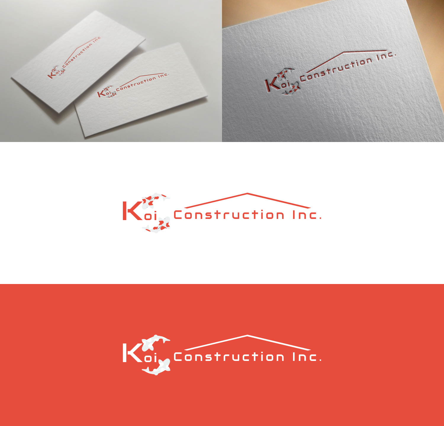 Logo-Design von aqilazhifara für koi construction inc | Design #16347668
