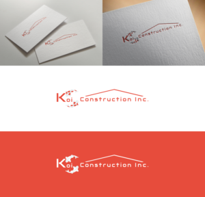 Logo Design by aqilazhifara for koi construction inc | Design #16347668