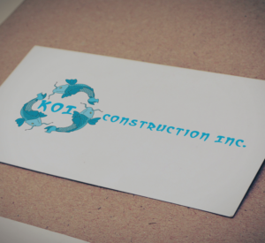 Logo Design by Solomon Durai for koi construction inc | Design: #16370951