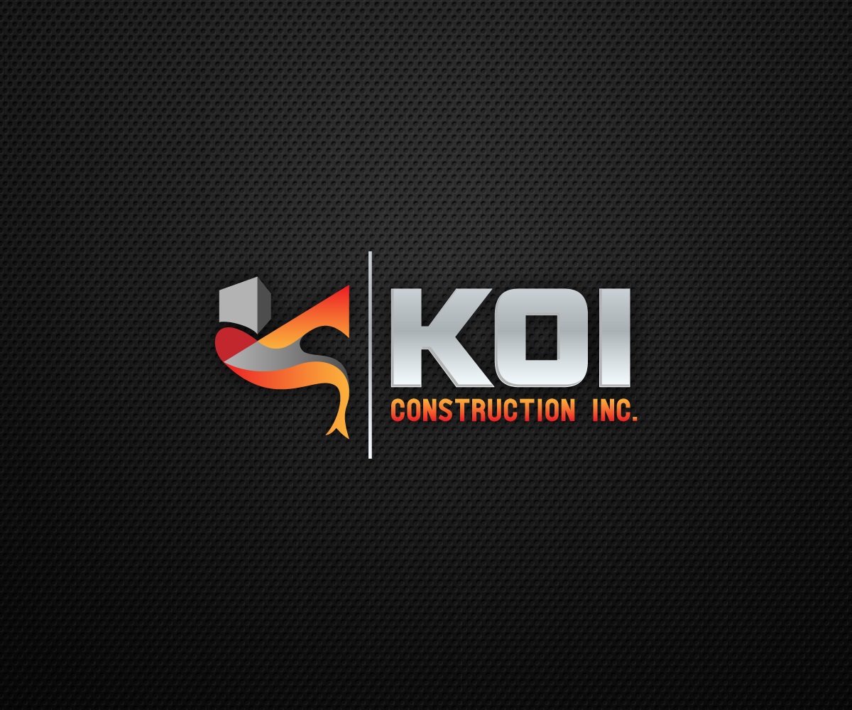 Diseño de Logo por taufik_alrahman para koi construction inc | Diseño #16249567