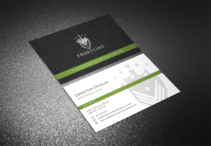 Frontline Financial Business Card Design              | Business Card Design by Eggo May P