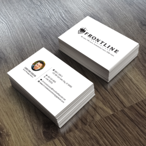 Frontline Financial Business Card Design              | Business Card Design by Creative Jiniya
