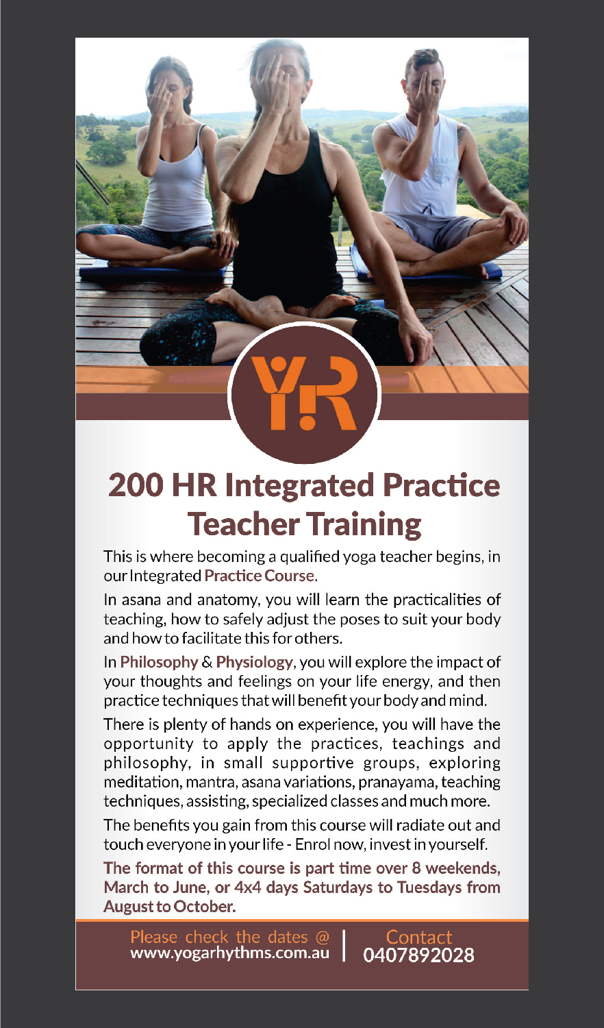 Flyer Design by Deziners Zone for Yoga Rhythms | Design #16231603