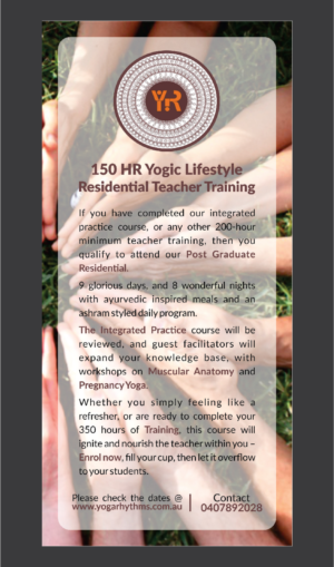 Flyer Design by Deziners Zone for Yoga Rhythms | Design: #16231605