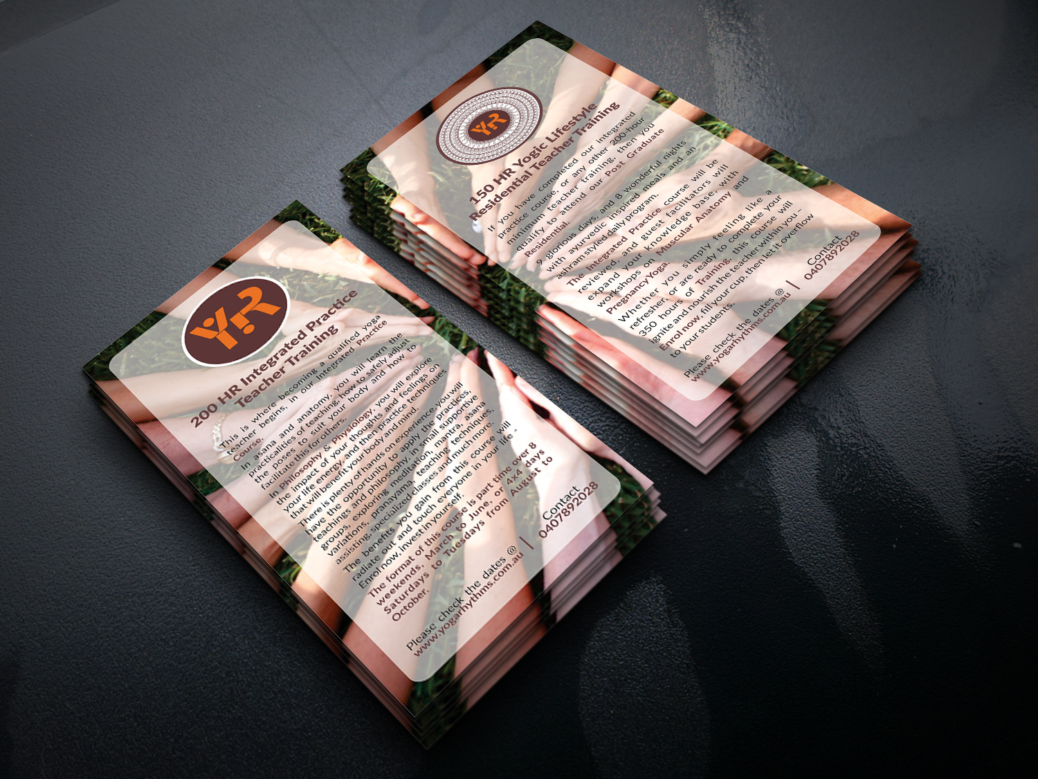 Flyer Design by Deziners Zone for Yoga Rhythms | Design #16231632