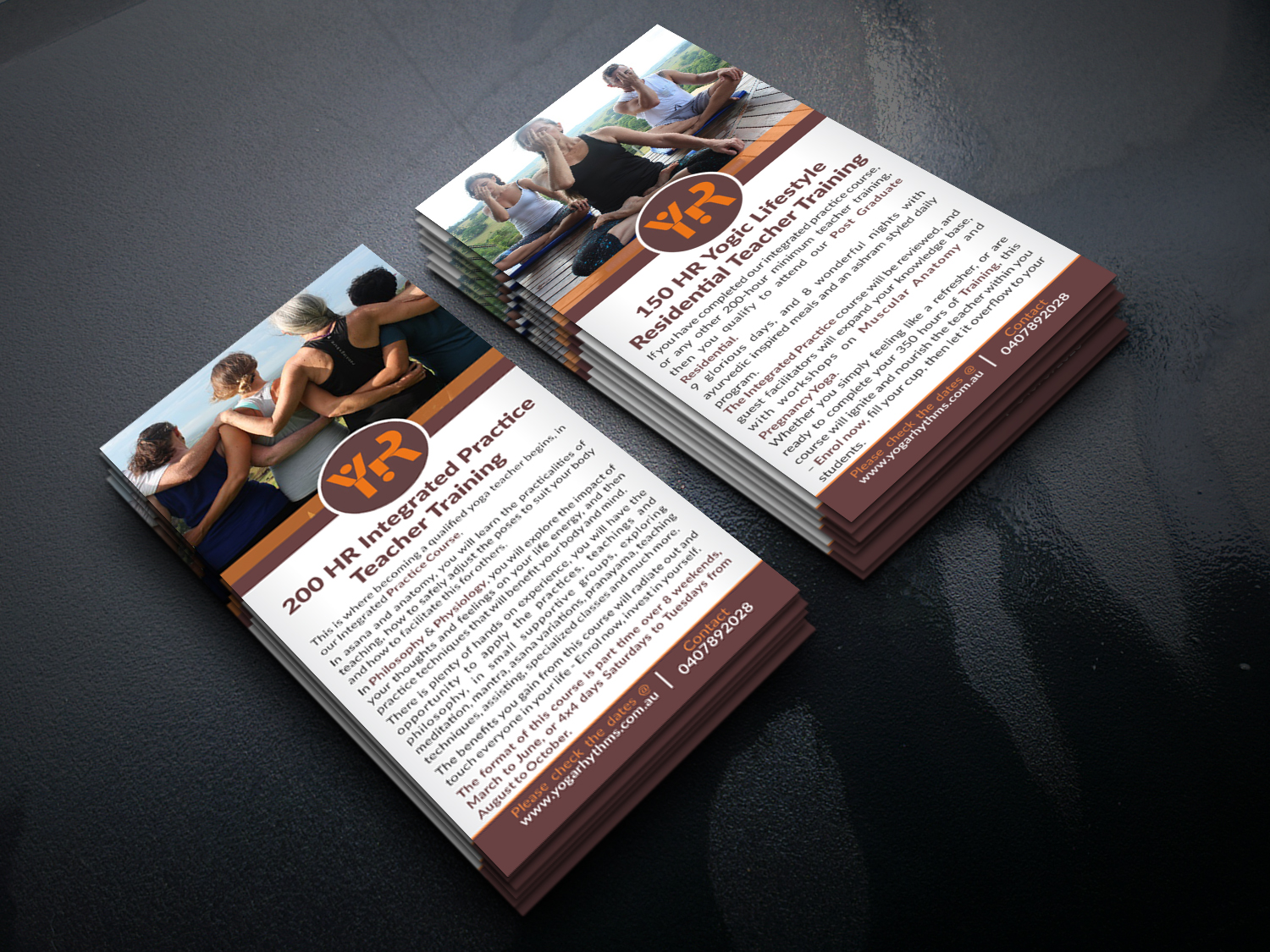 Flyer-Design von Deziners Zone für Yoga Rhythms | Design #16243776