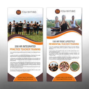 Flyer Design by Deepak_9_Malhotra for Yoga Rhythms | Design: #16225726