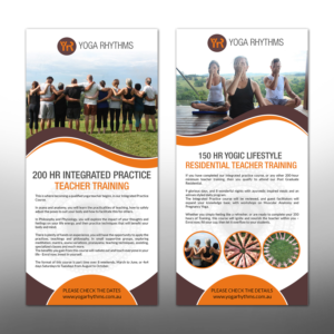 Flyer Design by Deepak_9_Malhotra for Yoga Rhythms | Design: #16247906