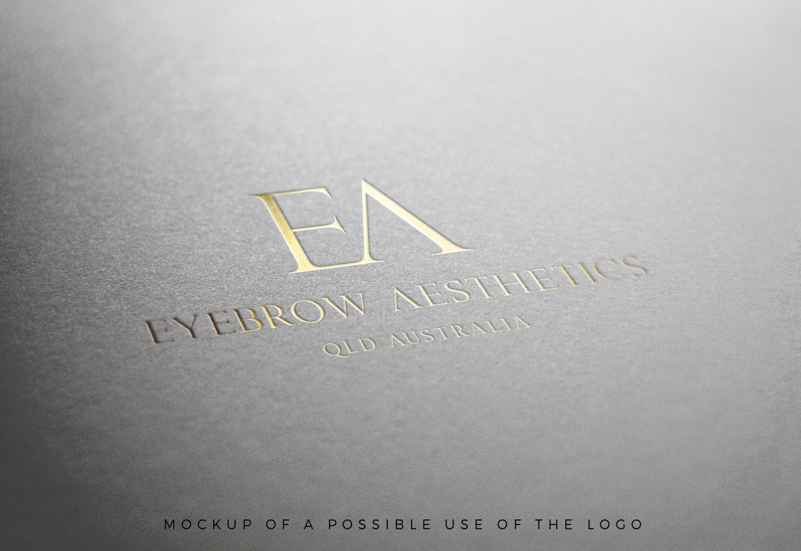 Logo Design by wonderland for Eyebrow Aesthetics  | Design #16254588