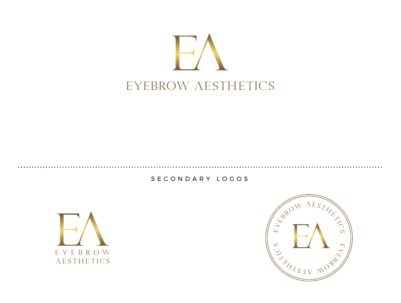 Logo Design by wonderland for Eyebrow Aesthetics  | Design: #16360766