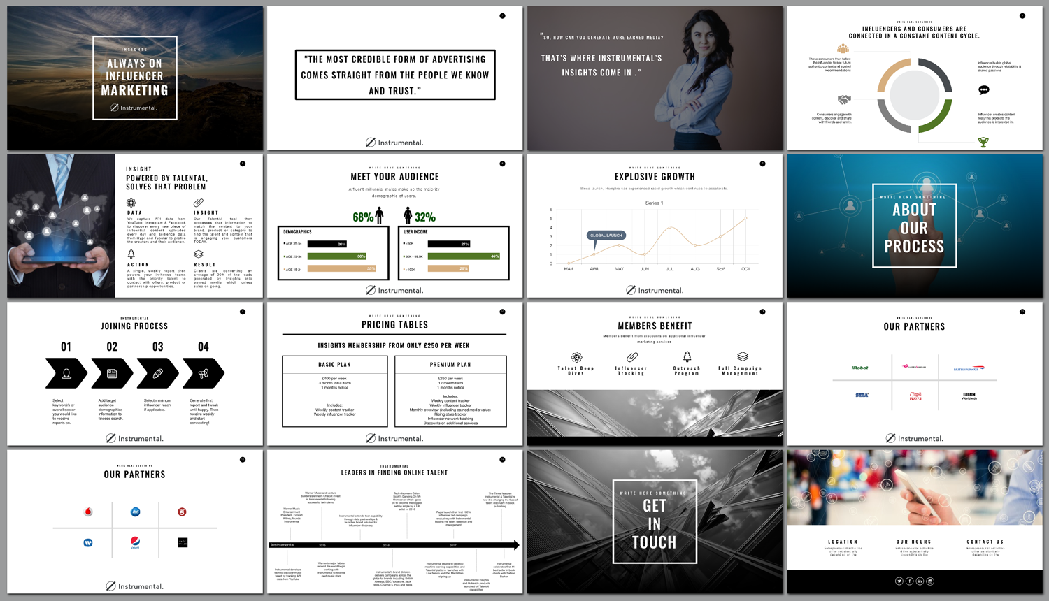 Diseño de PowerPoint por agdesign para Instrumental | Diseño #16272860