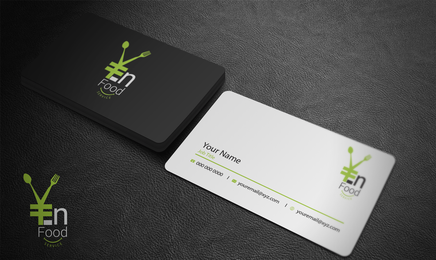 Business Card Design by Riz' for En Food Service | Design #16246619