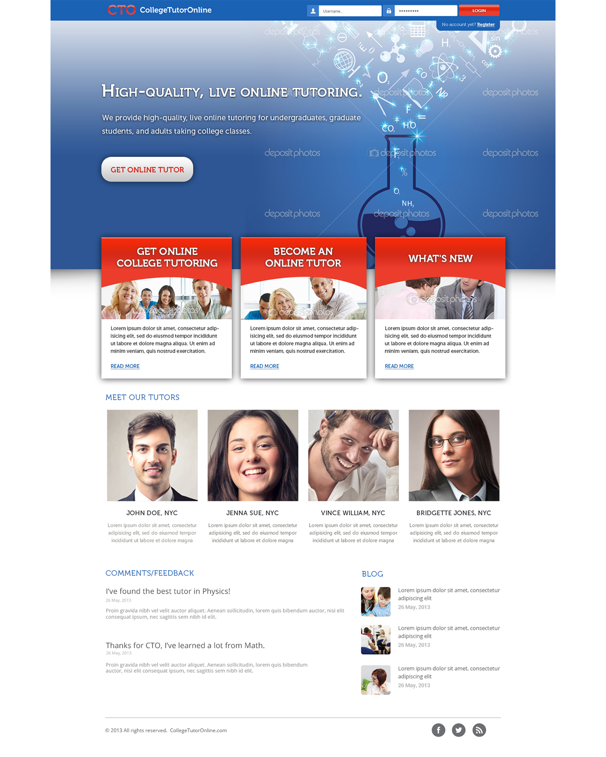 Web Design by Emmanuel for 24HourAnswers.com | Design #2695612