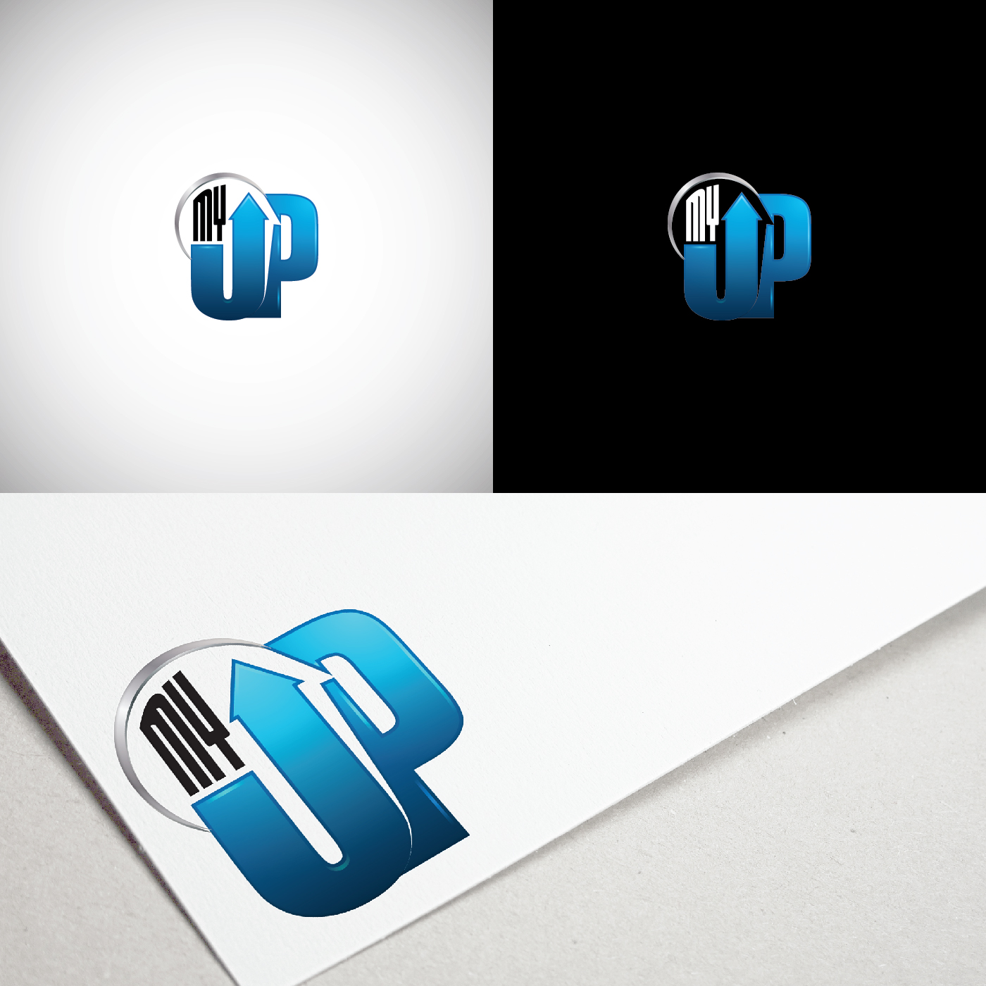 Logo Design by Umer Ilyas for My Up société en formation | Design #16230992
