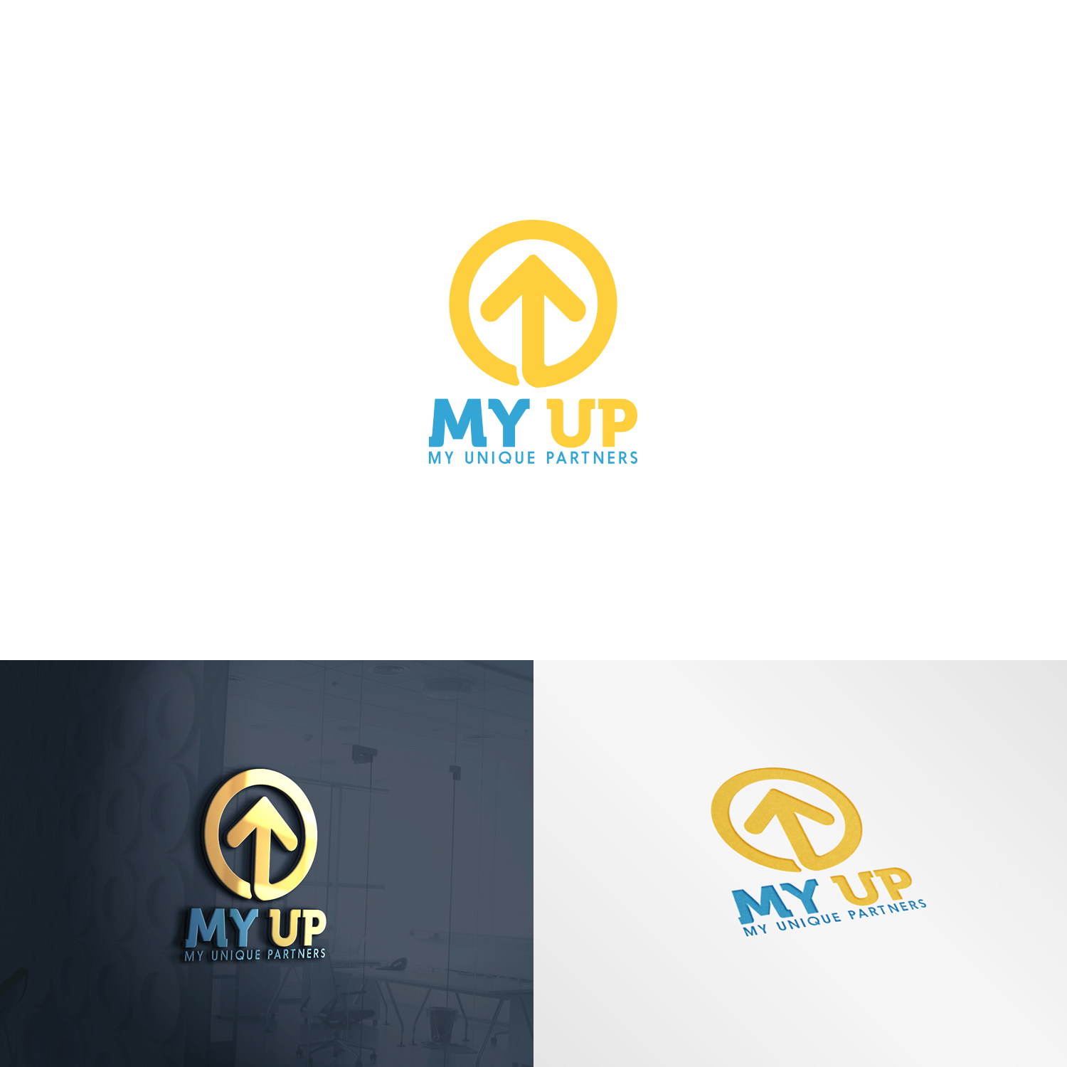 Logo Design by Mielee for My Up société en formation | Design #16218944