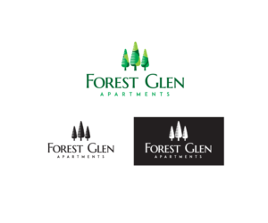 Forest Glen Apartments | Logo Design by Buck Tornado