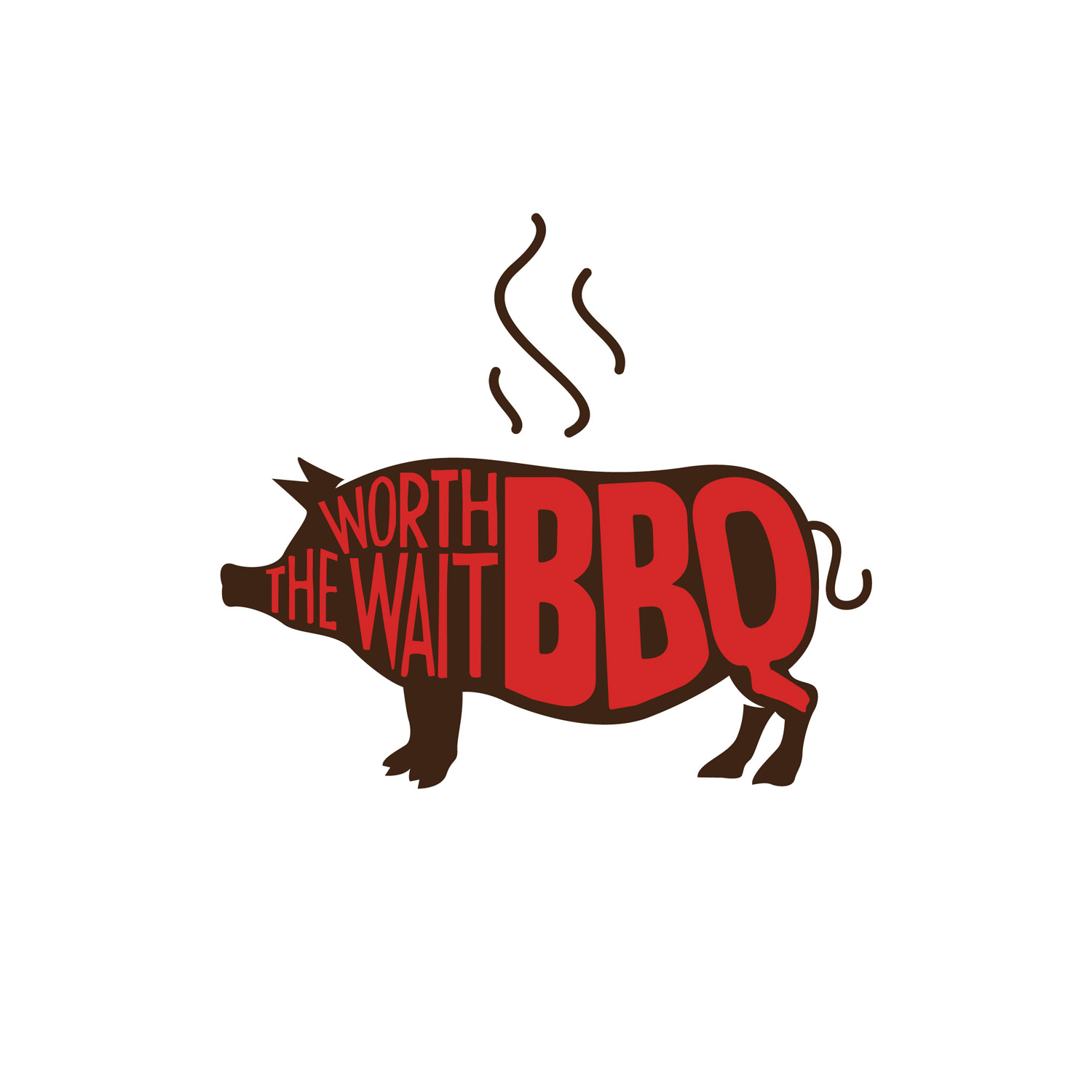 Logo Design by RGreenspan for Worth the Wait BBQ | Design #16333205
