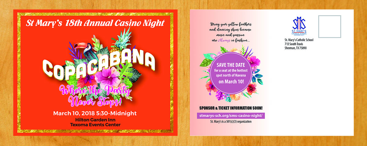 Design de Carte Postale par Venus L. Penaflor pour St. Mary's Catholic School | Design #16261029