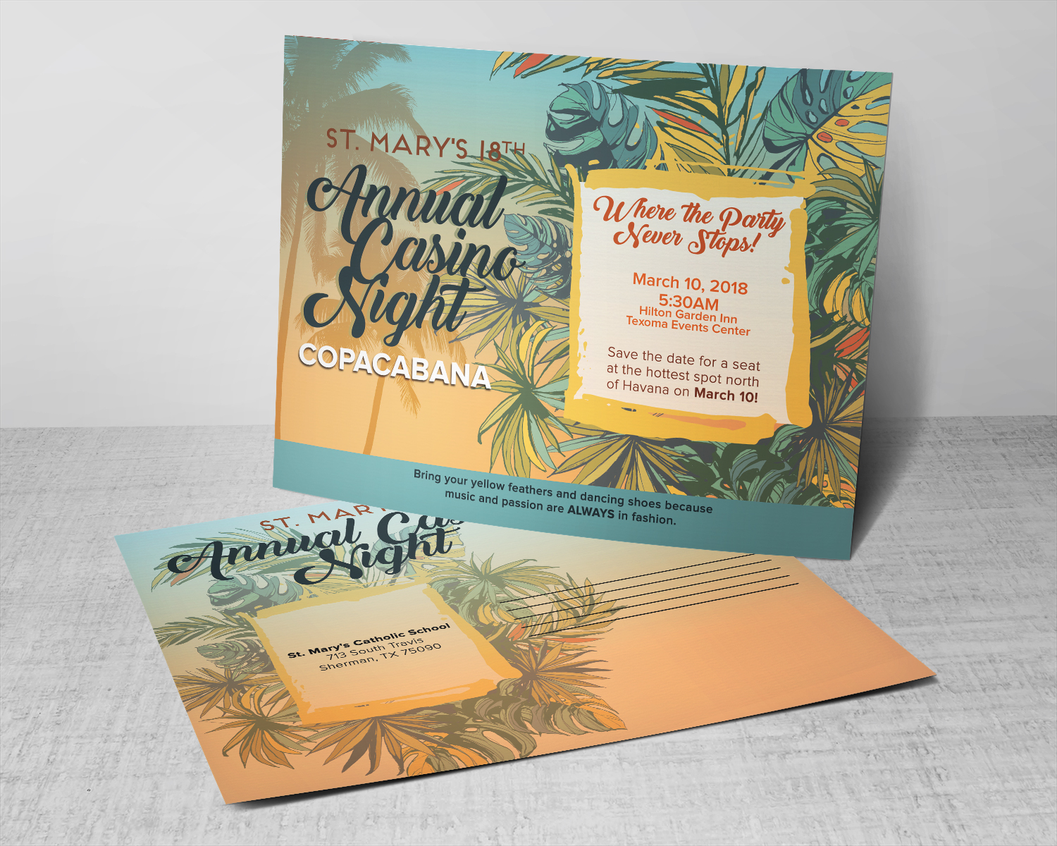 Design de Carte Postale par EA5Designs pour St. Mary's Catholic School | Design #16276961