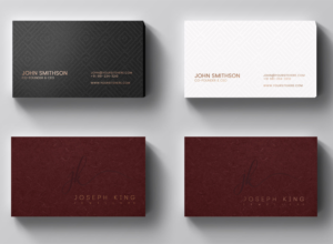 Business Card Design by Sarah Mathews for this project | Design: #16288841