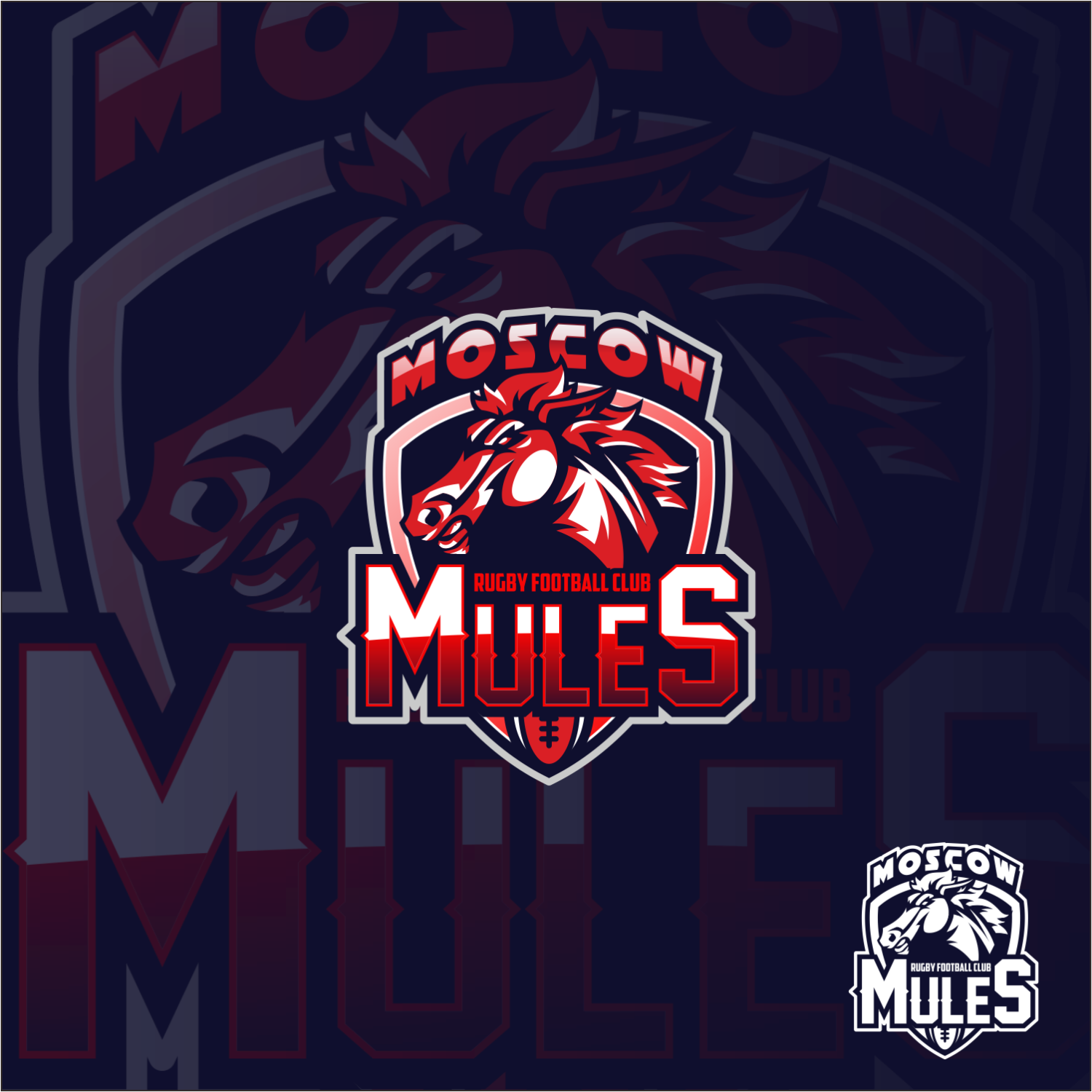 Logo Design by Dani 4 for Moscow Rugby Football Club | Design #16568631