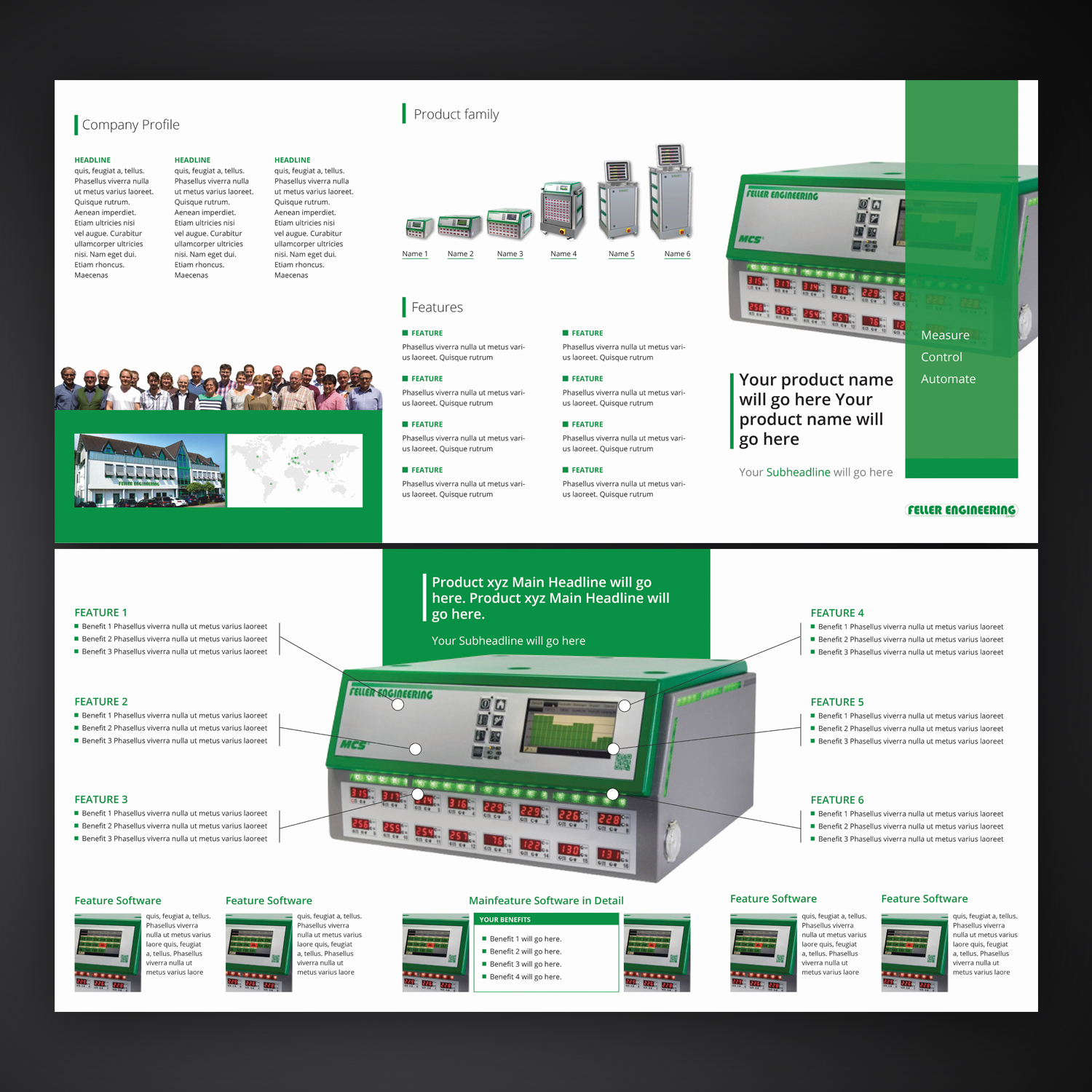 Flyer Design by Mariyam Khan for Feller Engineering GmbH | Design #16324240