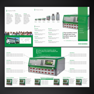 Hersteller von Mess-Steuer-Regeltechnik benötigt für ein neues Produkt ein Trifolder Design (6 Seite | Flyer Design by Mariyam Khan