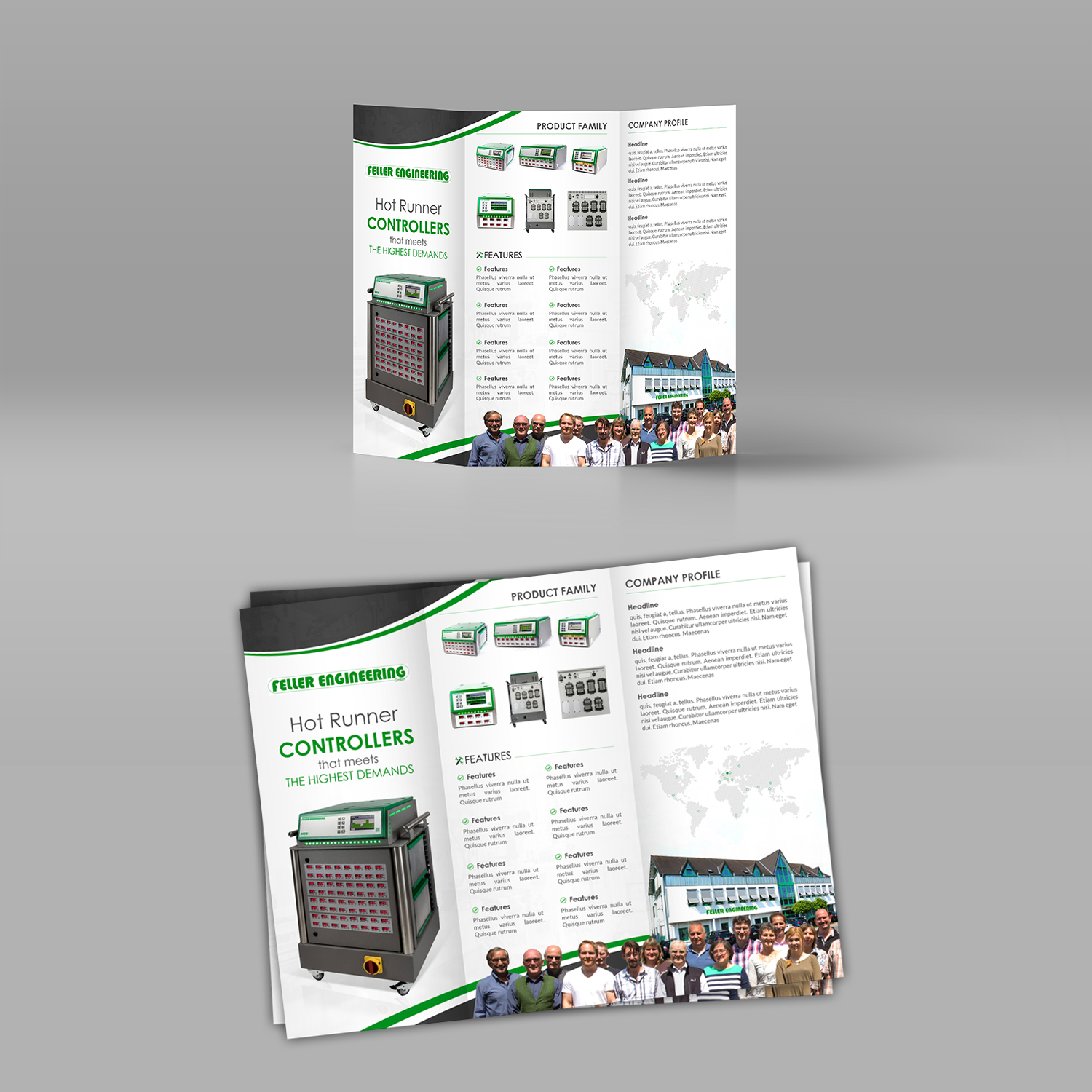 Diseño de Flyer por debdesign para Feller Engineering GmbH | Diseño #16294254