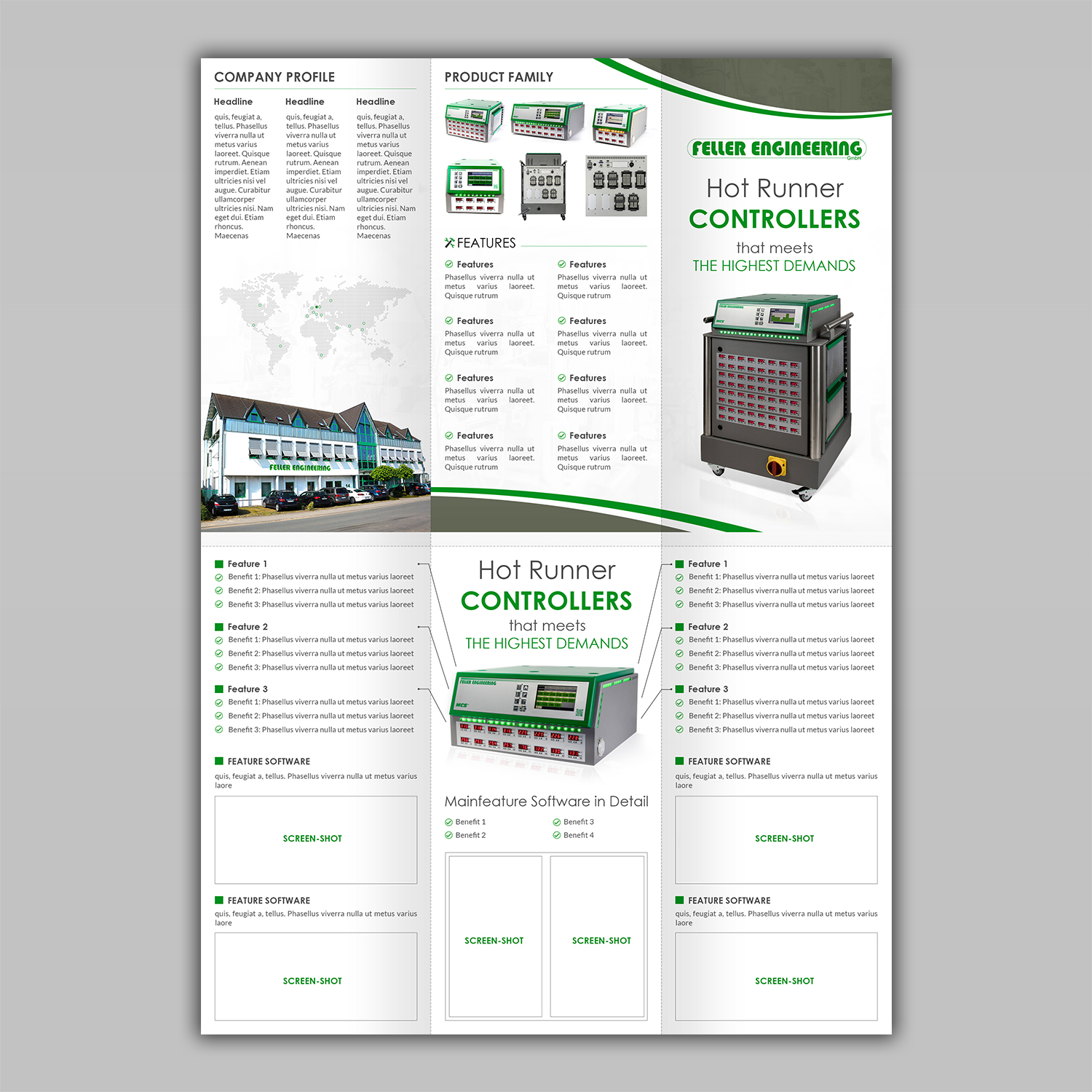 Flyer Design by debdesign for Feller Engineering GmbH | Design #16368972