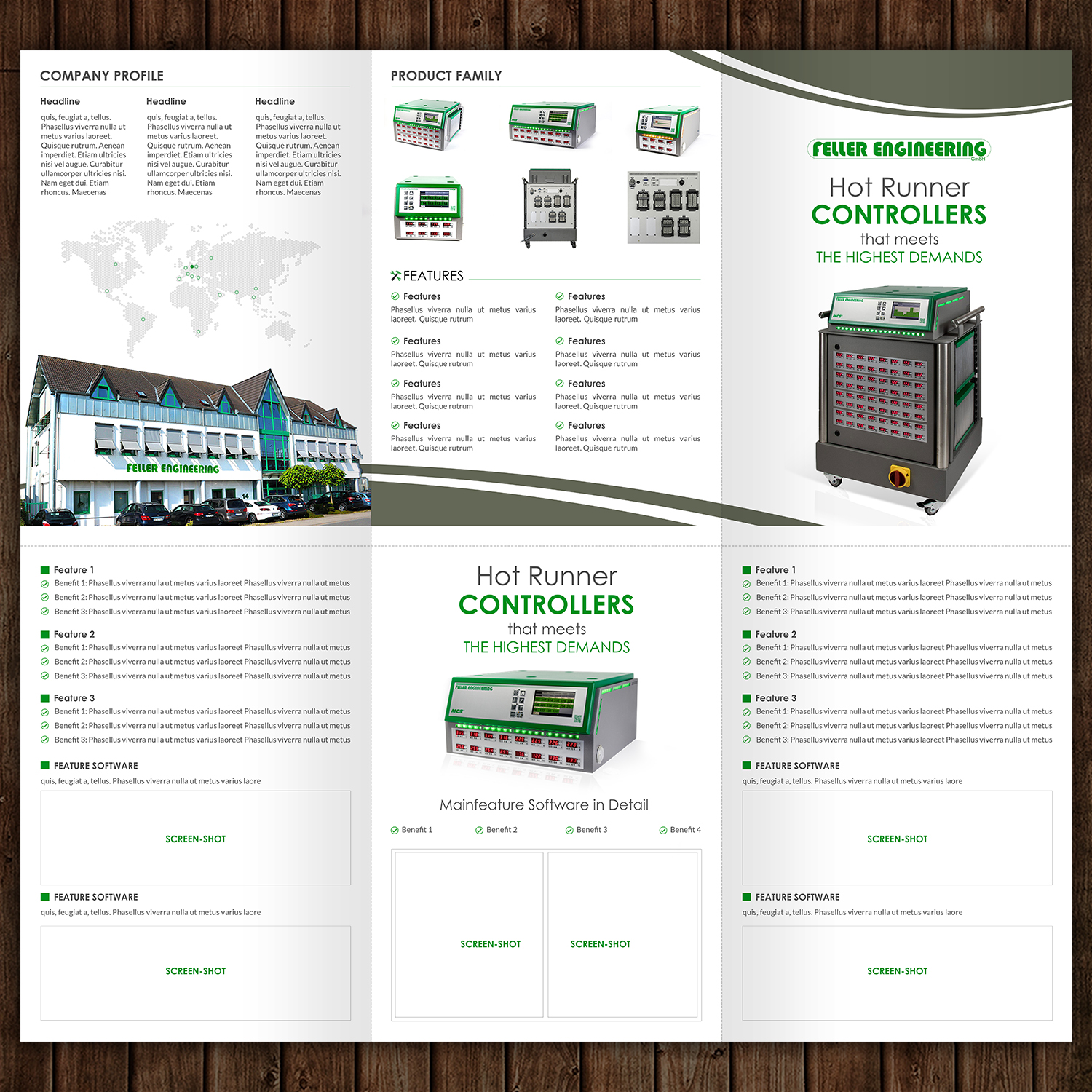 Diseño de Flyer por debdesign para Feller Engineering GmbH | Diseño #16372252