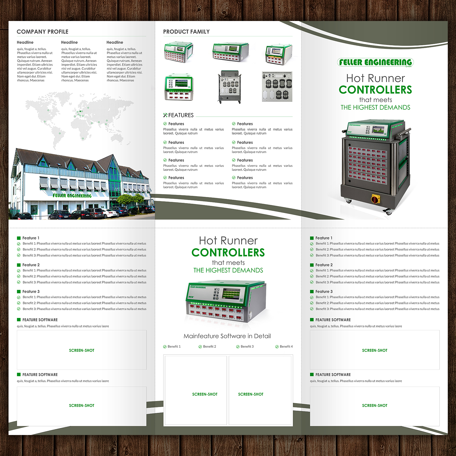 Flyer Design by debdesign for Feller Engineering GmbH | Design #16372253