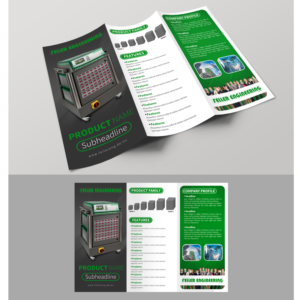 Diseño de Flyer por creative.bugs para Feller Engineering GmbH | Diseño: #16290096